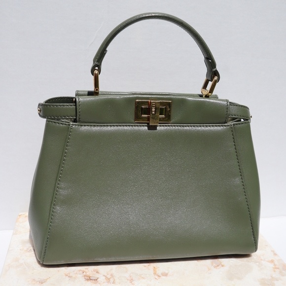 ☆SOLD☆ Fendi Iconic Mini Peekaboo Handbag - Picture 1 of 13